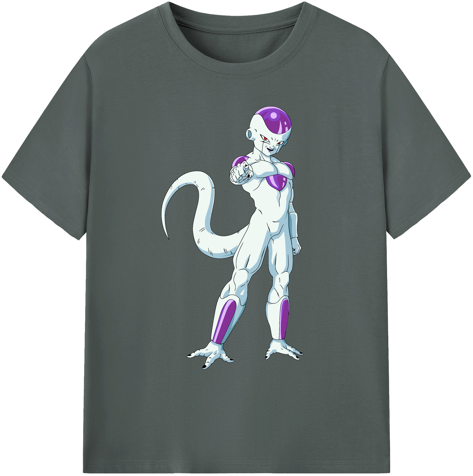 （画像用） ドラゴンボール フリーザ DRAGON BALL Frieza 綿100％ メンズ半袖Tシャツ｜肌触りやわらか＆通気性